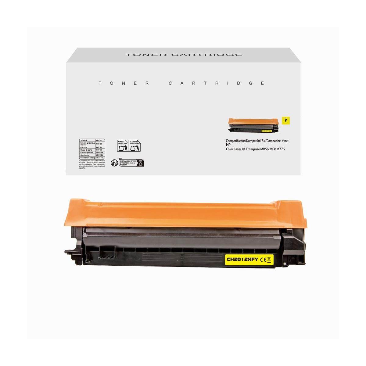 Toner Rigenerato (W2012X, 659X) per HP Color LaserJet Enterprise M856dn | 29K | GIALLO
