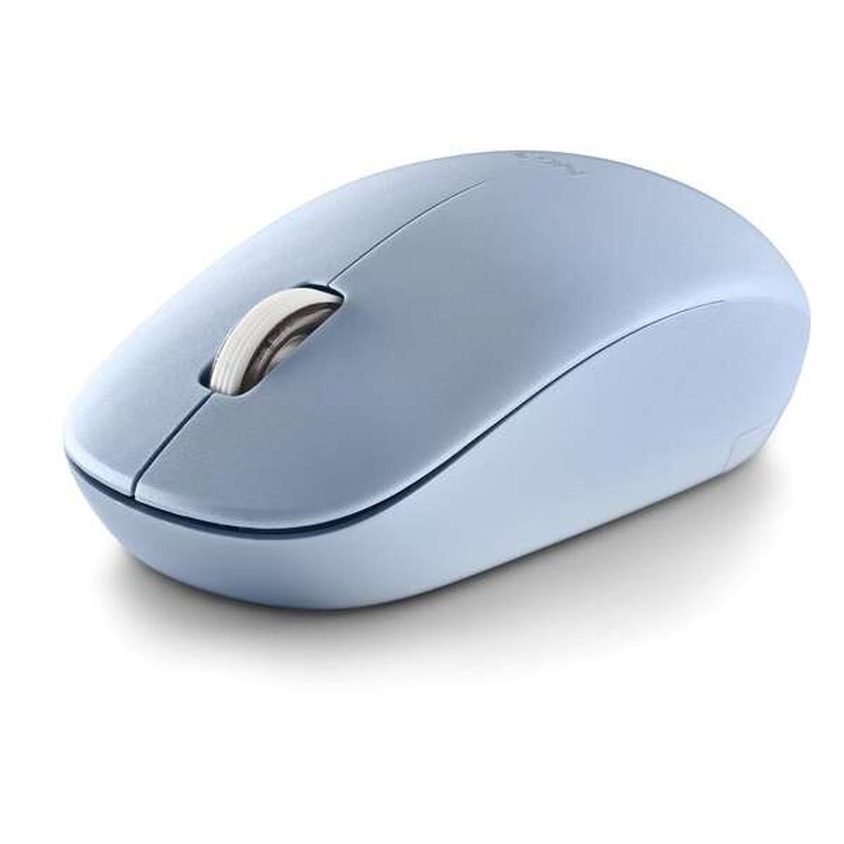Mouse wireless NGS con tasti silenziosi - 2 pulsanti - Ambidestro - Azzurro