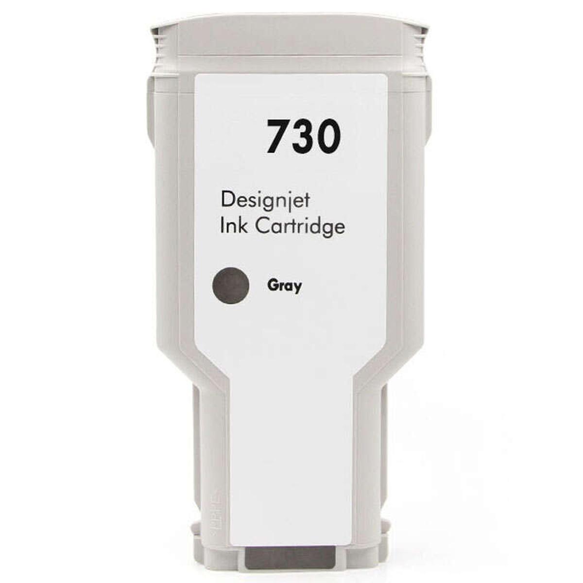 Cartuccia Compatibile (P2V72A, 730) per HP DesignJet T1600 | 300ml | GRIGIO