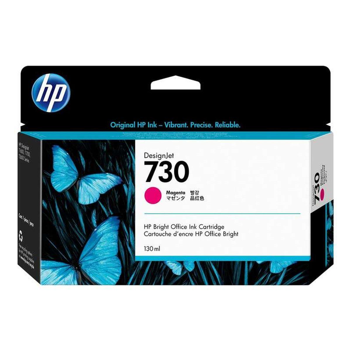 Cartuccia Originale (P2V63A, 730) HP DesignJet T1600 | 130ml | MAGENTA