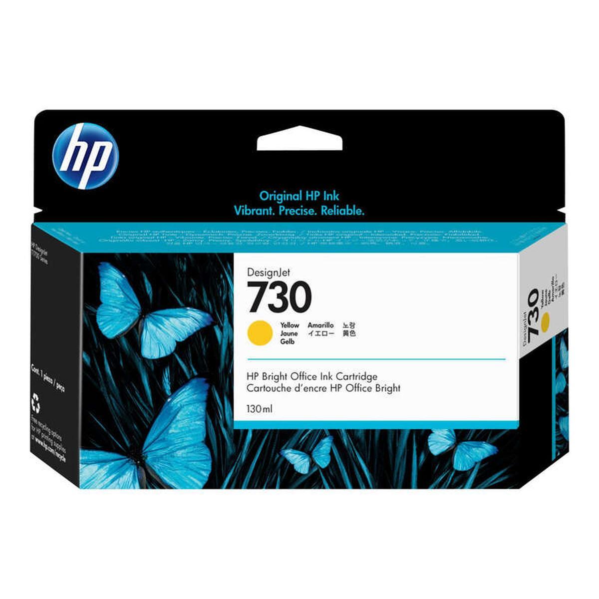 Cartuccia Originale (P2V64A, 730) HP DesignJet T1600 | 130ml | GIALLO