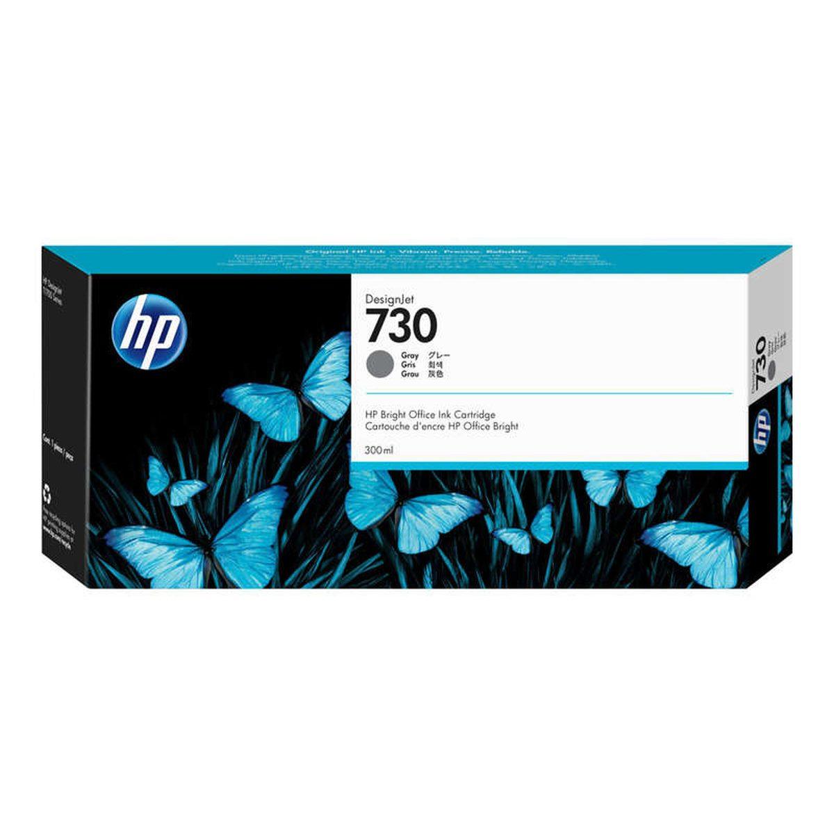 Cartuccia Originale (P2V72A, 730) HP DesignJet T1600 | 300ml | GRIGIO