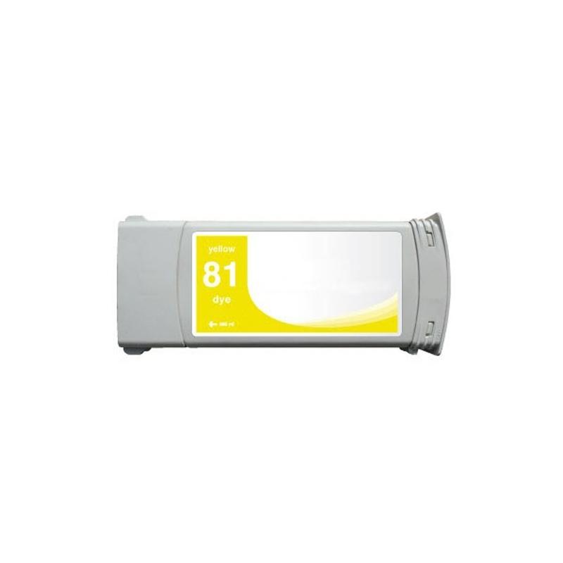 Cartuccia Plotter Compatibile (C4933A, 81) per HP DesignJet 5000 (680ml) GIALLO
