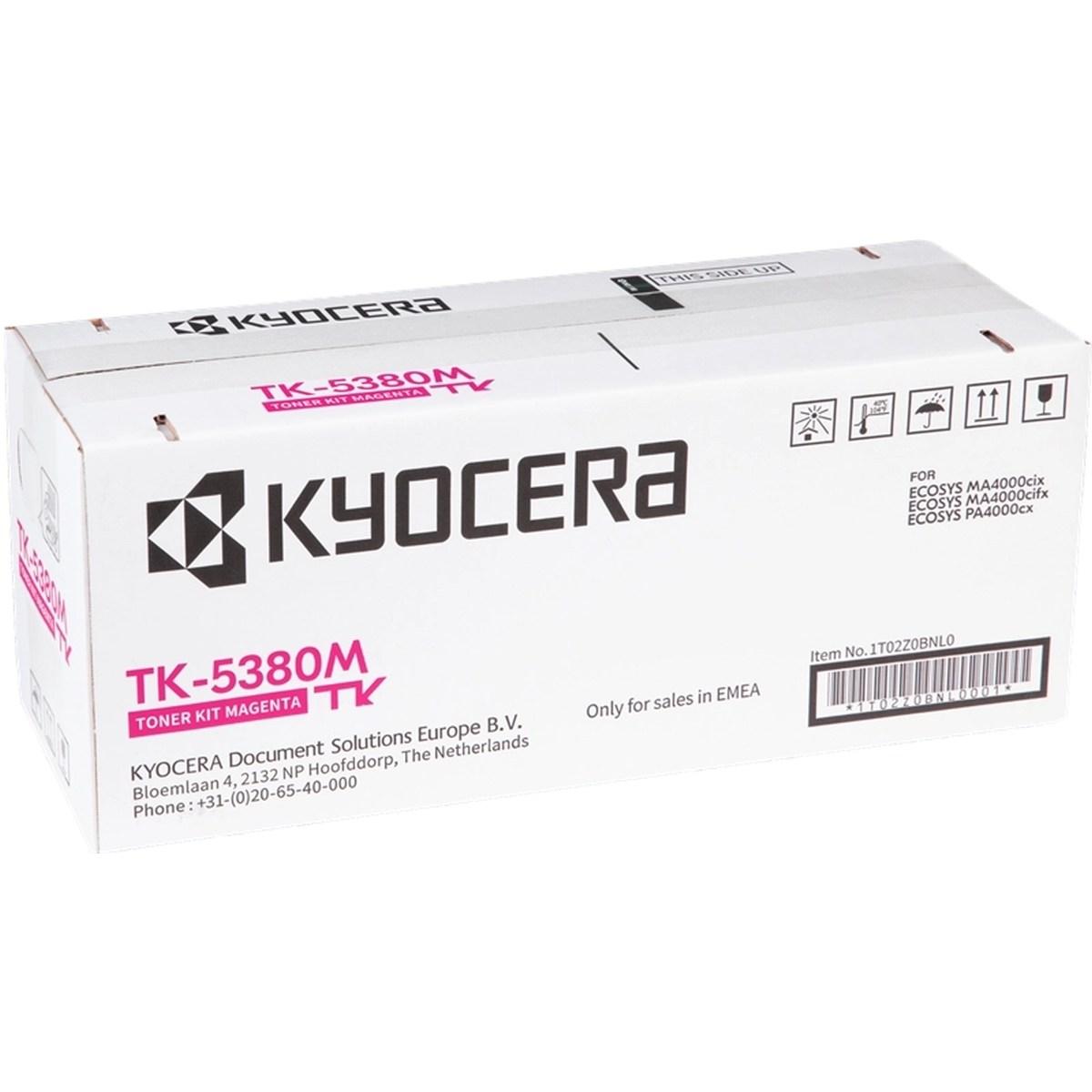 Toner Originale (TK-5380M, 1T02Z0BNL0) per KYOCERA ECOSYS PA3500cx (10K) MAGENTA