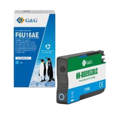Cartuccia Rigenerata Anti-firmware upgrade (F6U16AE, 953XLC) per Hp Officejet Pro 8210 | CIANO