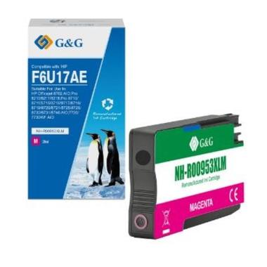 Cartuccia Rigenerata Anti-firmware upgrade (F6U17AE, 953XLM) per Hp Officejet Pro 8210 | MAGENTA