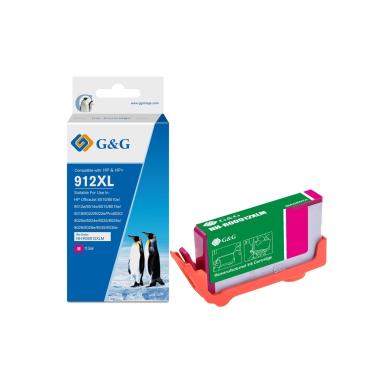 Cartuccia Rigenerata Anti-firmware upgrade (3YL82AE, 912XL) per HP OfficeJet Pro 8010 | MAGENTA