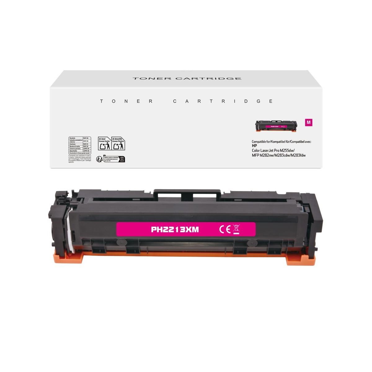 Toner Compatibile (W2213X, 207X) per HP Pro M255dw | MAGENTA XL