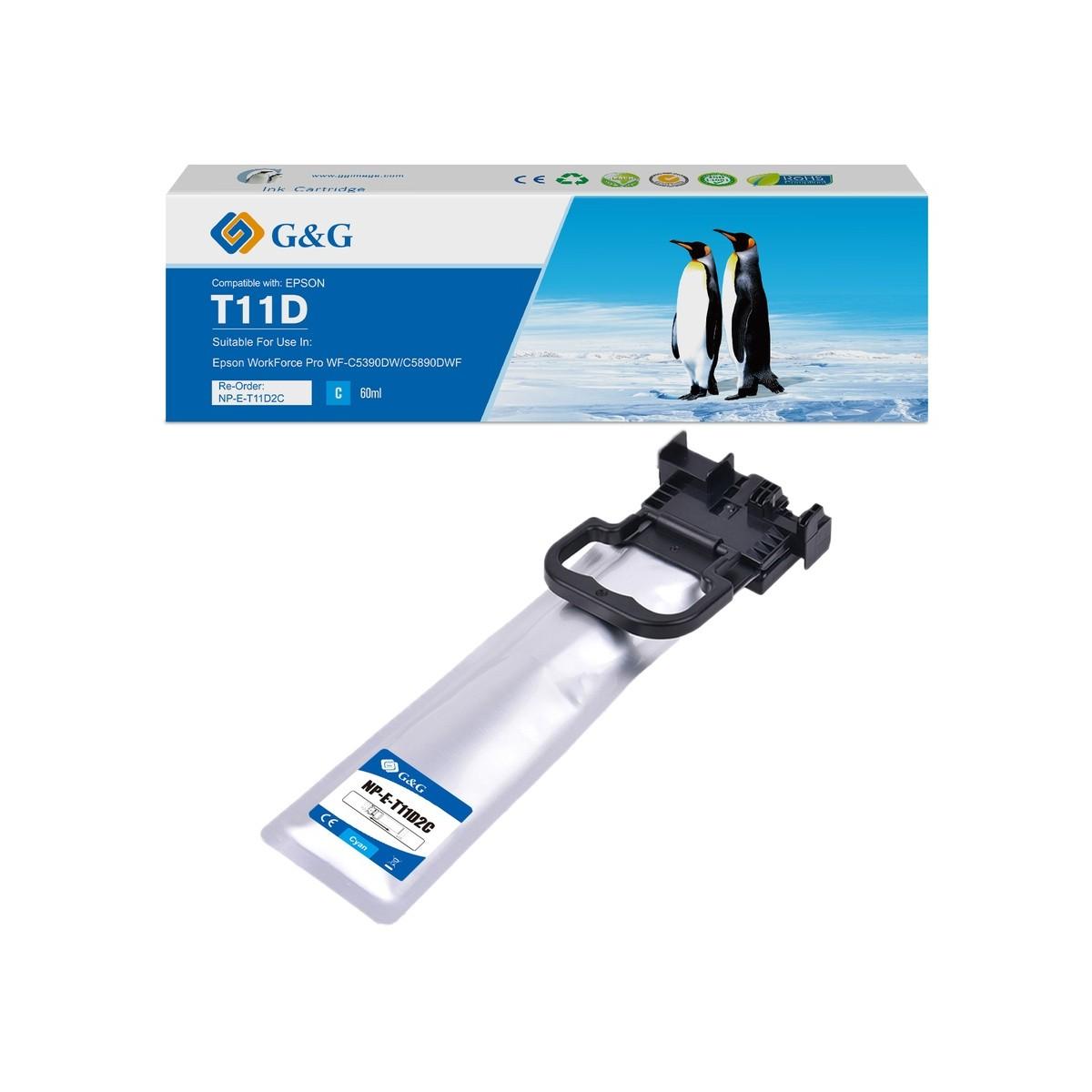 Cartuccia Compatibile (C13T11D240, T11D2) per EPSON WF-C5890DWF | CIANO