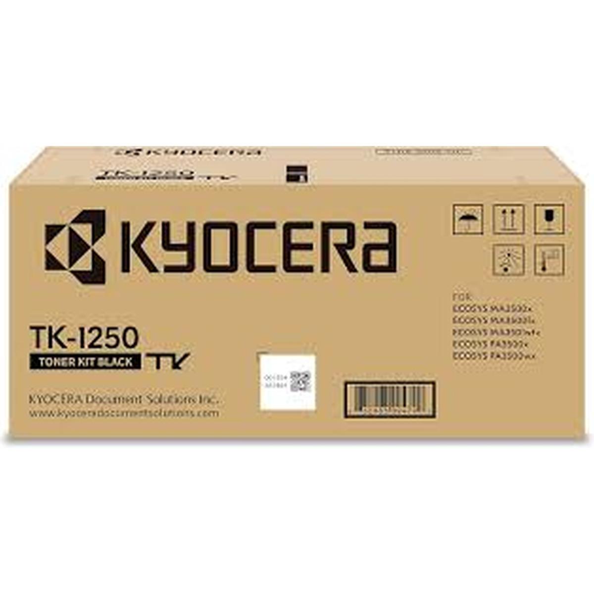 Toner Originale (TK-1250, 1T0C3H0NL0) per KYOCERA MA3500fx | 3K