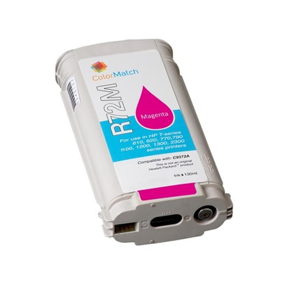 Cartuccia Plotter Compatibile (C9372A, 72) per Hp DesignJet T1100 (130ml) MAGENTA