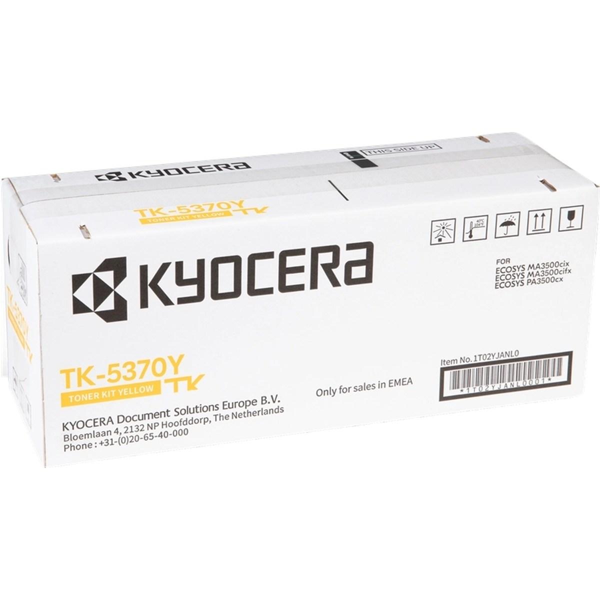 Toner Originale (TK-5370Y, 1T02YJANL0) KYOCERA PA3500cx | 5K | GIALLO