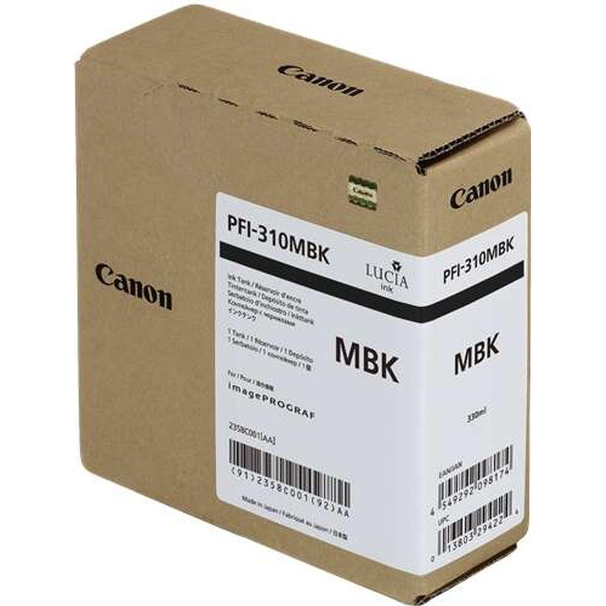 Cartucce Plotter Originali (2358C001, PFI-310) CANON TX3000 | NERO MATTE
