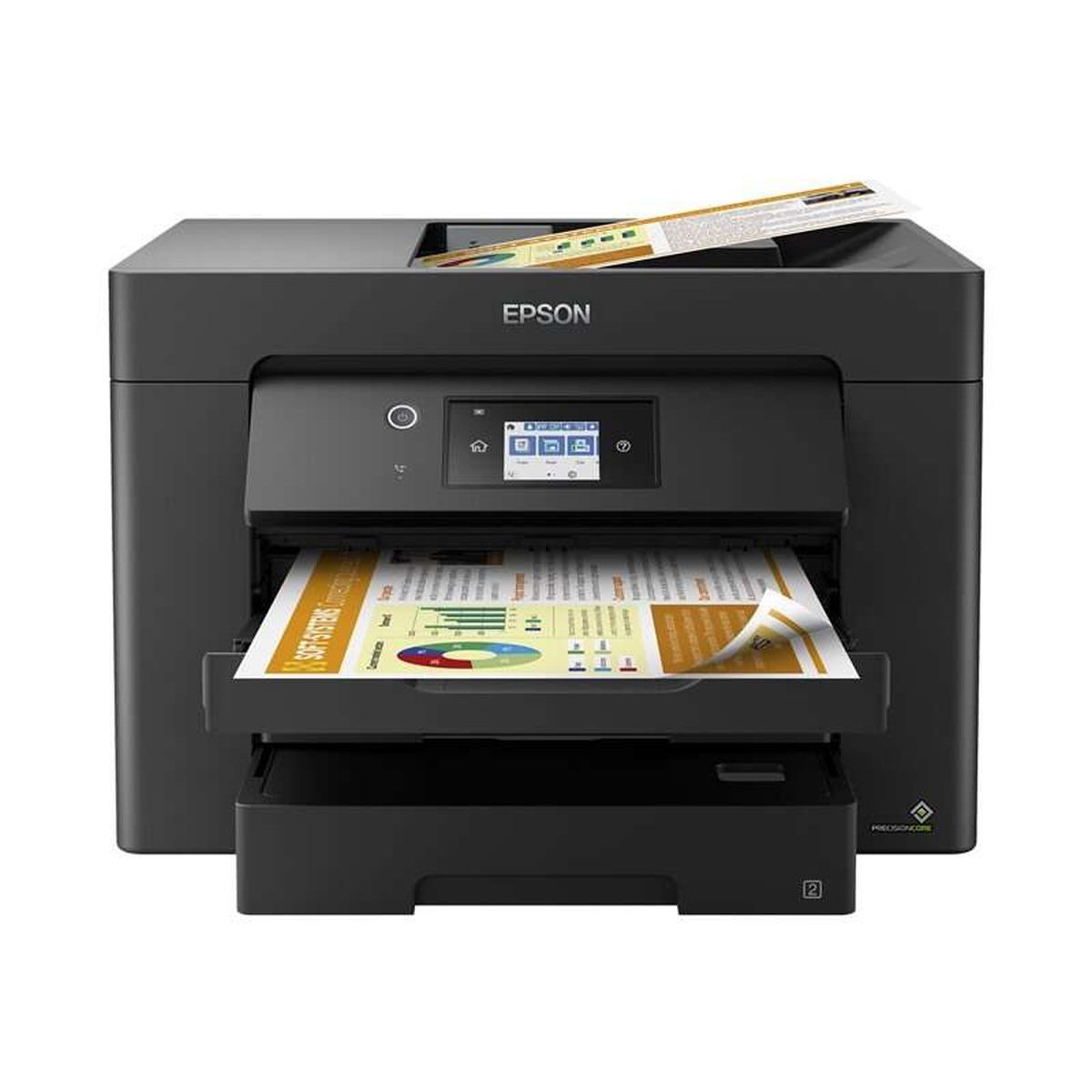 Stampante multifunzione a colori Epson Workforce WF7830DTWF A3 fronte/retro Fax Wi-Fi 25 ppm