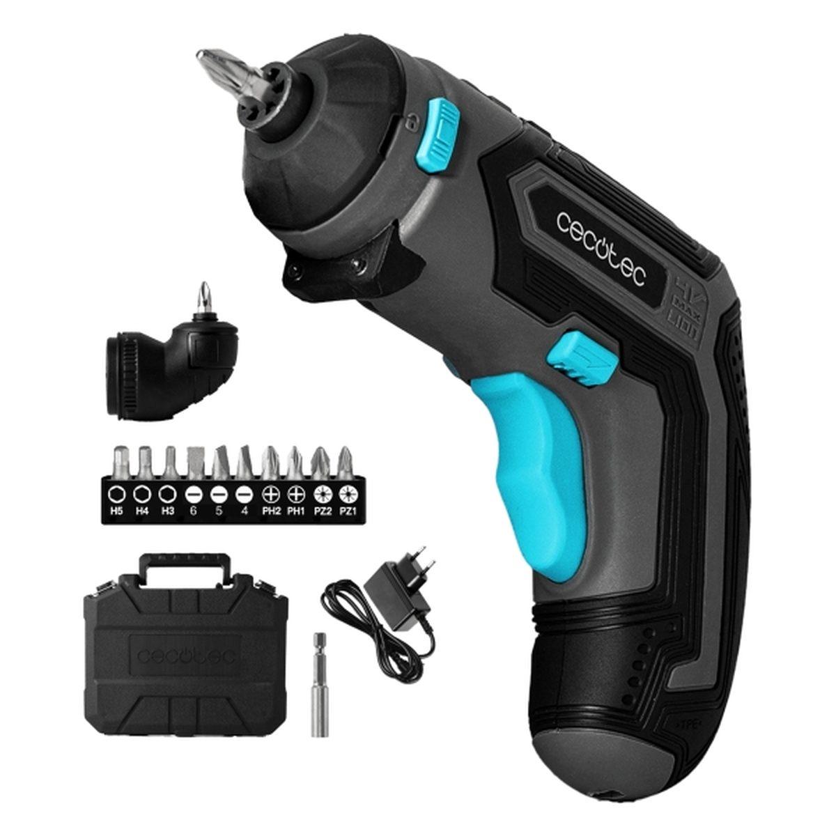 Avvitatore a batteria Cecotec PowerGyro 3500 con set angolare - Autonomia fino a 60 minuti - Velocità 200 giri/min - Batteria da 1500 mAh - Senza fili - Luce LED - Accessori inclus