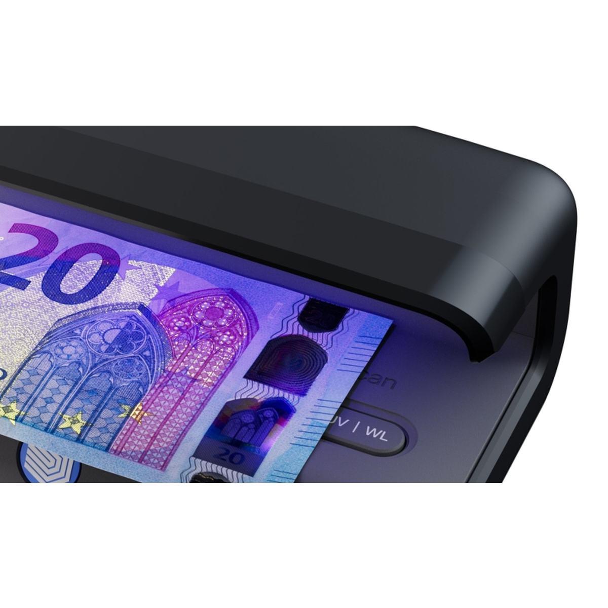 Rilevatore di banconote false Safescan 75 LED UV - Riflettore integrato - Adatto per passaporti, carte d'identità e carte di credito