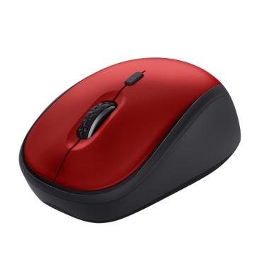 Mouse wireless Trust Primo - 1600 dpi - 4 pulsanti - Rosso