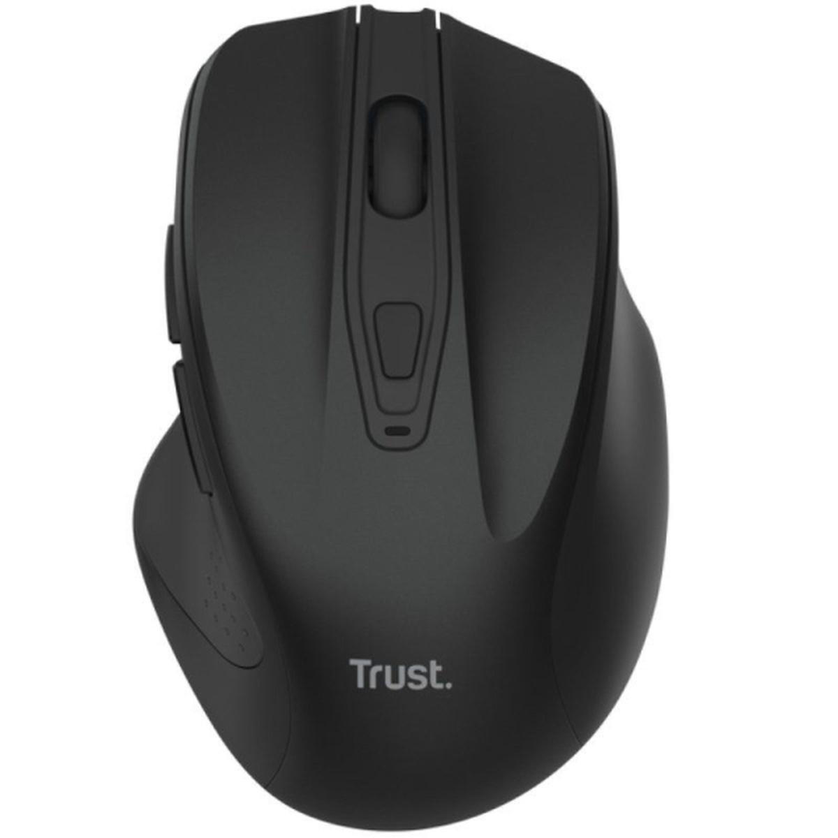 Mouse wireless Trust Nito USB 2.4GHz 800-2200DPI - 5 pulsanti - Silenzioso - Colore nero