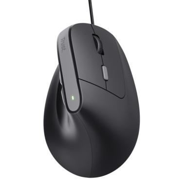 Mouse ergonomico Trust Bayo II - 2400 dpi - 6 pulsanti - Colore nero