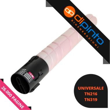 Toner Compatibile (TN216M, TN319M) per MINOLTA C220, C360 (26K) MAGENTA