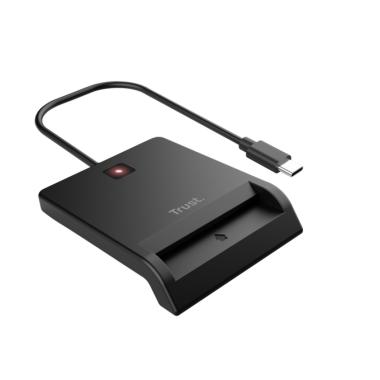 Lettore di smart card USB Trust Primo - Compatibile con DNI 4.0 - eID, eDown e CIE - Nero