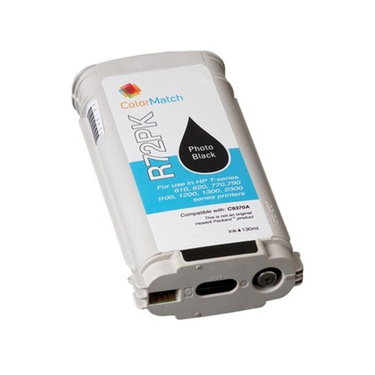 Cartuccia Plotter Compatibile (C9403A, 72) per Hp DesignJet T1100 (130ml) MATTE NERO