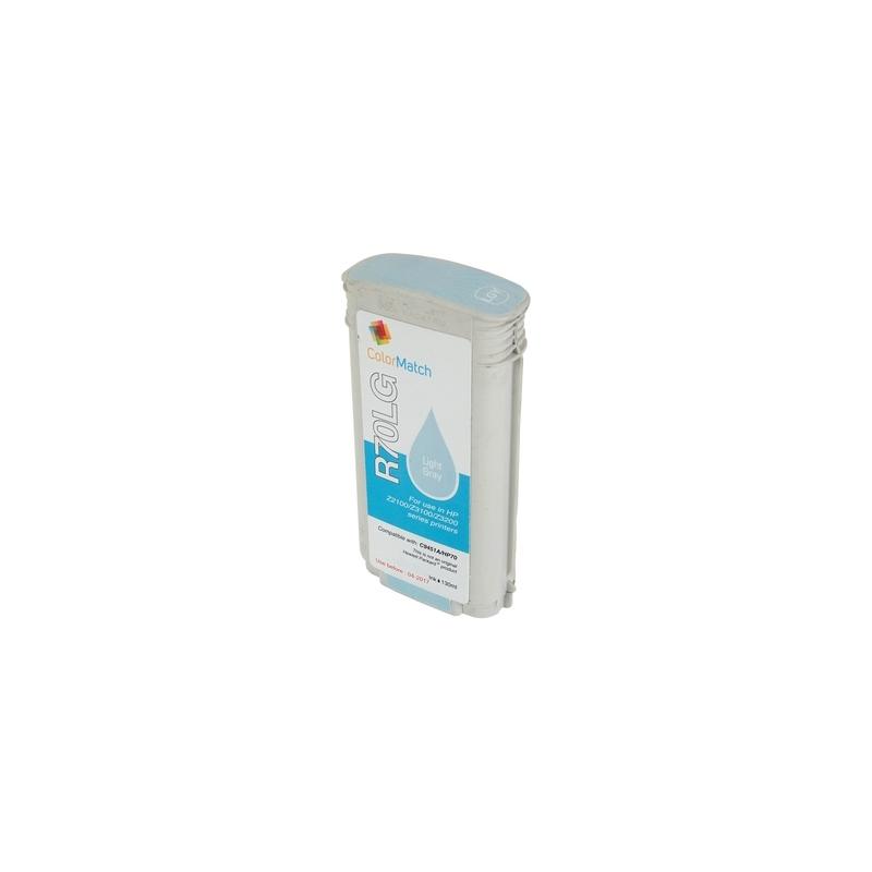 Cartuccia Plotter Compatibile (C9451A, 70) per HP DesignJet Z2100 (130ml) GRIGIO