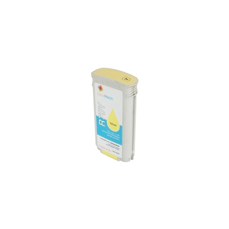 Cartuccia Plotter Compatibile (C9454A, 70) per HP DesignJet Z2100 (130ml) GIALLO