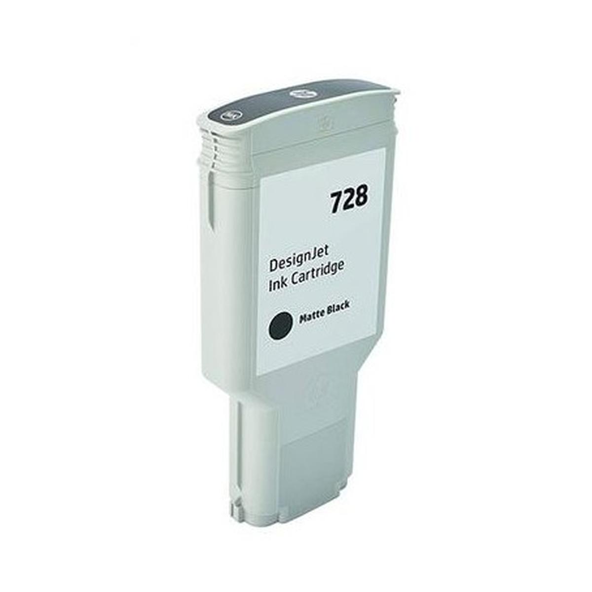 Cartuccia Plotter Compatibile (F9J68A, 728) per HP DesignJet T730 (300ml) NERO