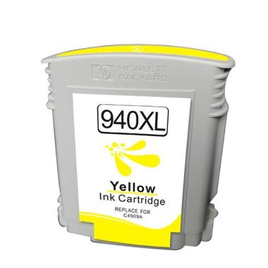 Cartuccia Plotter Rigenerata (C4909AE, 940XL) per HP Officejet Pro 8000 (28ml) GIALLO