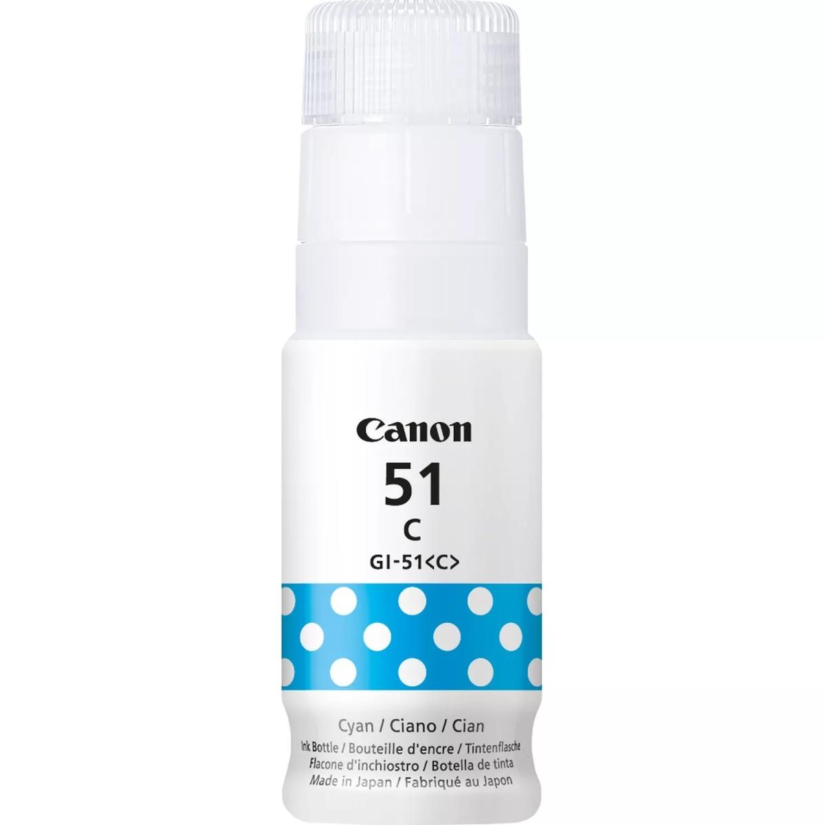 Inchiostro Originale CANON (GI-51, GI-51C, 4546C001) (7K) CIANO