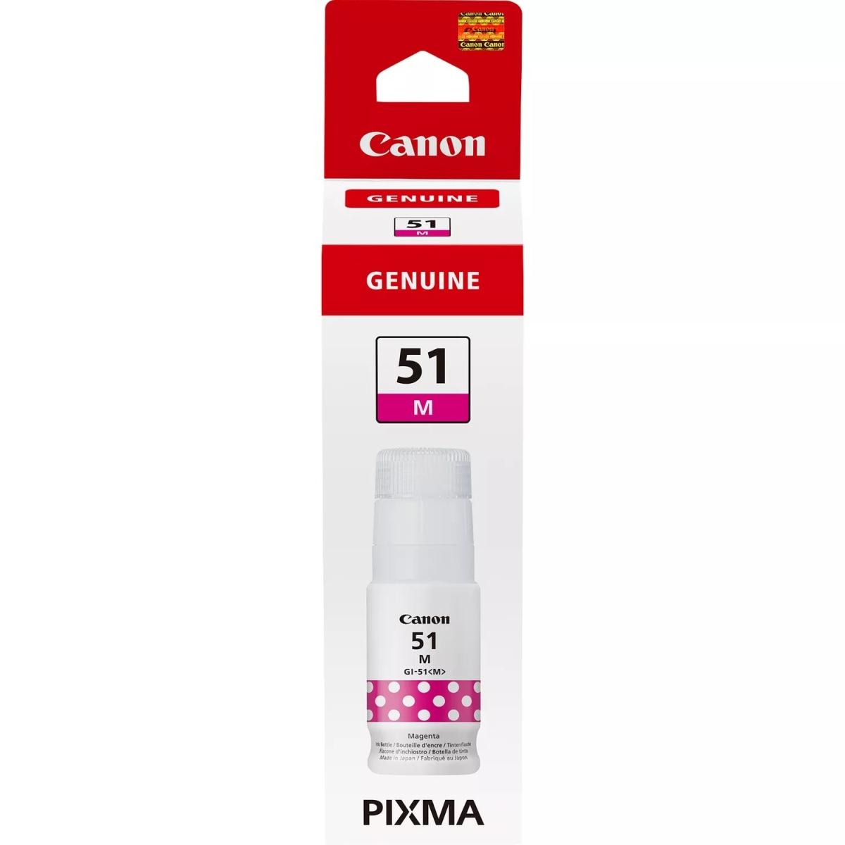 Inchiostro Originale CANON (GI-51, GI-51M, 4547C001) (7K) MAGENTA
