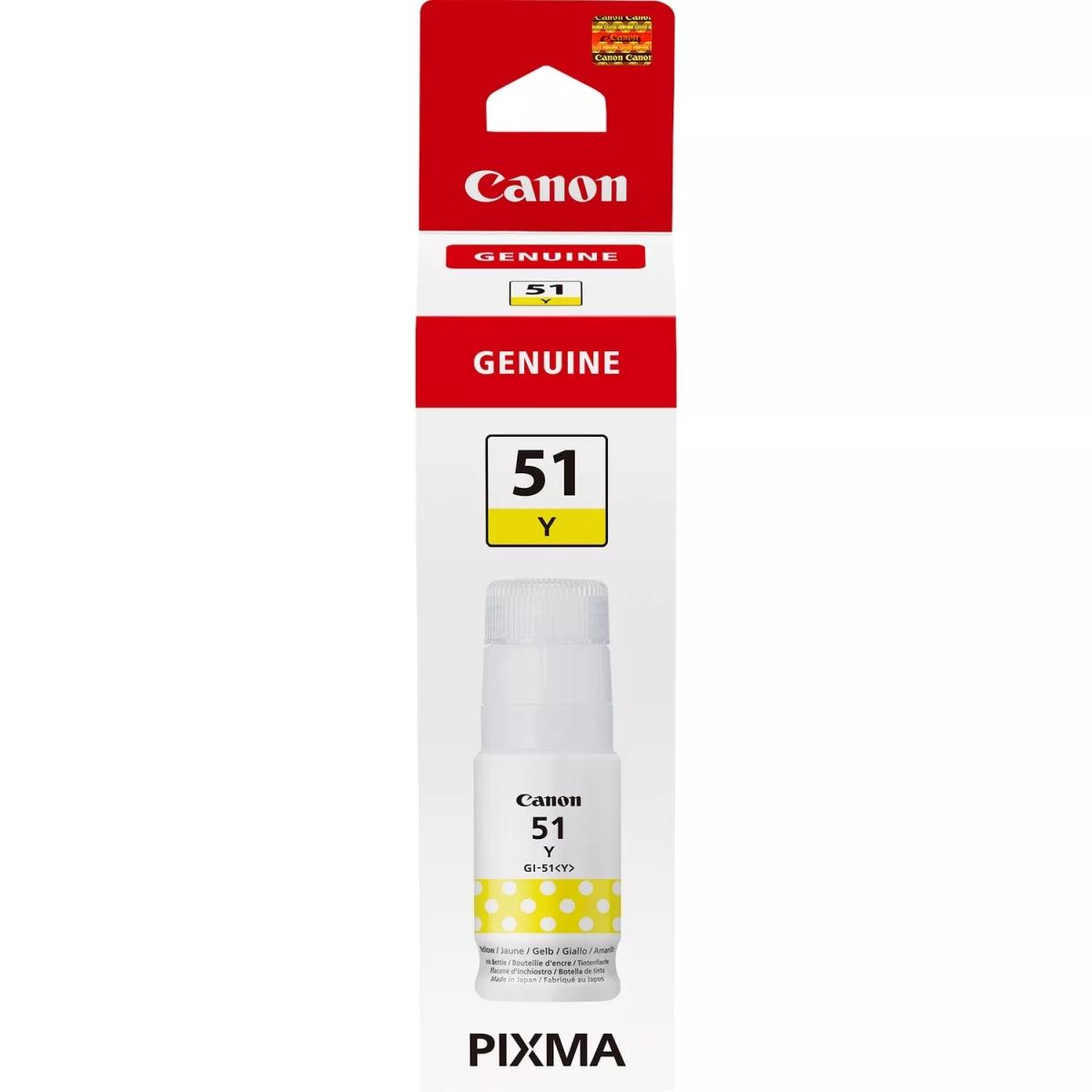 Inchiostro Originale CANON (GI-51, GI-51Y, 4548C001) (7K) GIALLO