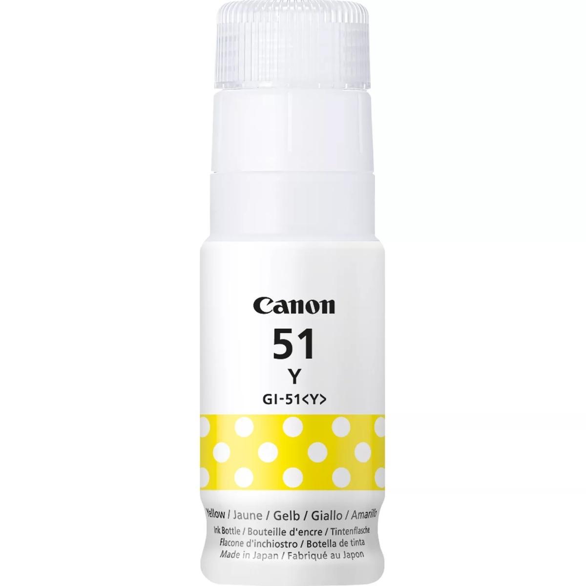 Inchiostro Originale CANON (GI-51, GI-51Y, 4548C001) (7K) GIALLO