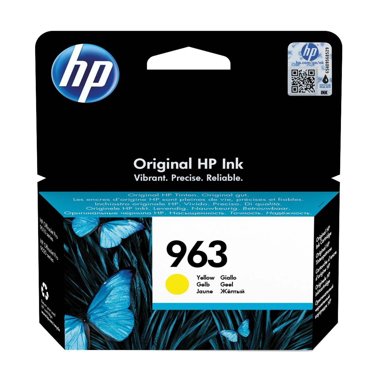 Cartuccia Originale (963, 3JA25AE) Hp Officejet Pro 9010 (0,7K) GIALLO
