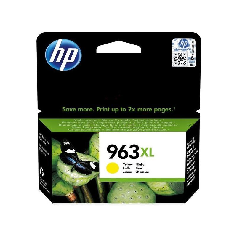 Cartuccia Originale (963XL, 3JA29AE) Hp Officejet Pro 9010 (1,6K) GIALLO
