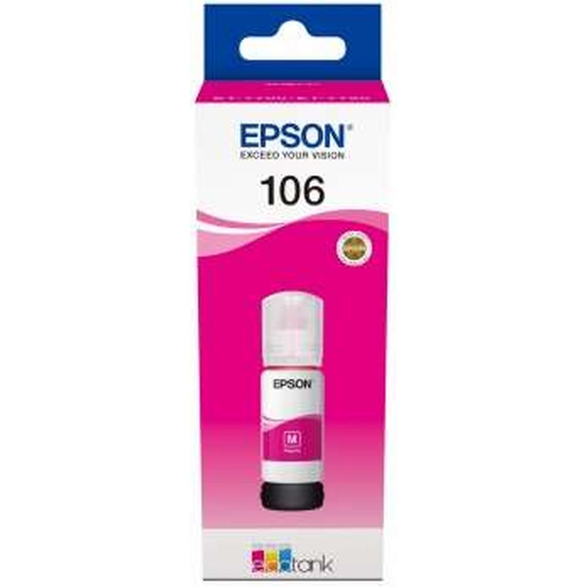 Inchiostro originale (106, C13T00R340) EPSON EcoTank ET-7700 | MAGENTA