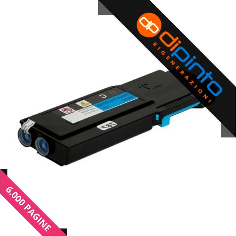 Toner Compatibile (106R02229) per XEROX phaser 6600V (6K) CIANO