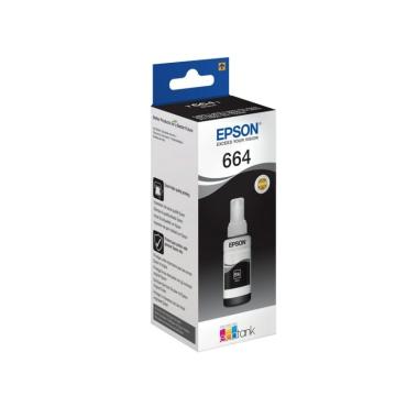 Epson T6641 Nero - Flacone di inchiostro originale C13T664140 (70ml)