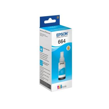 Epson T6642 Ciano - Flacone di inchiostro originale C13T664240 (70ml)