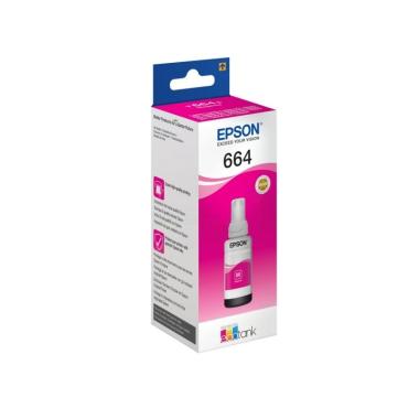 Epson T6643 Magenta - Flacone di inchiostro originale C13T664340 (70ml)