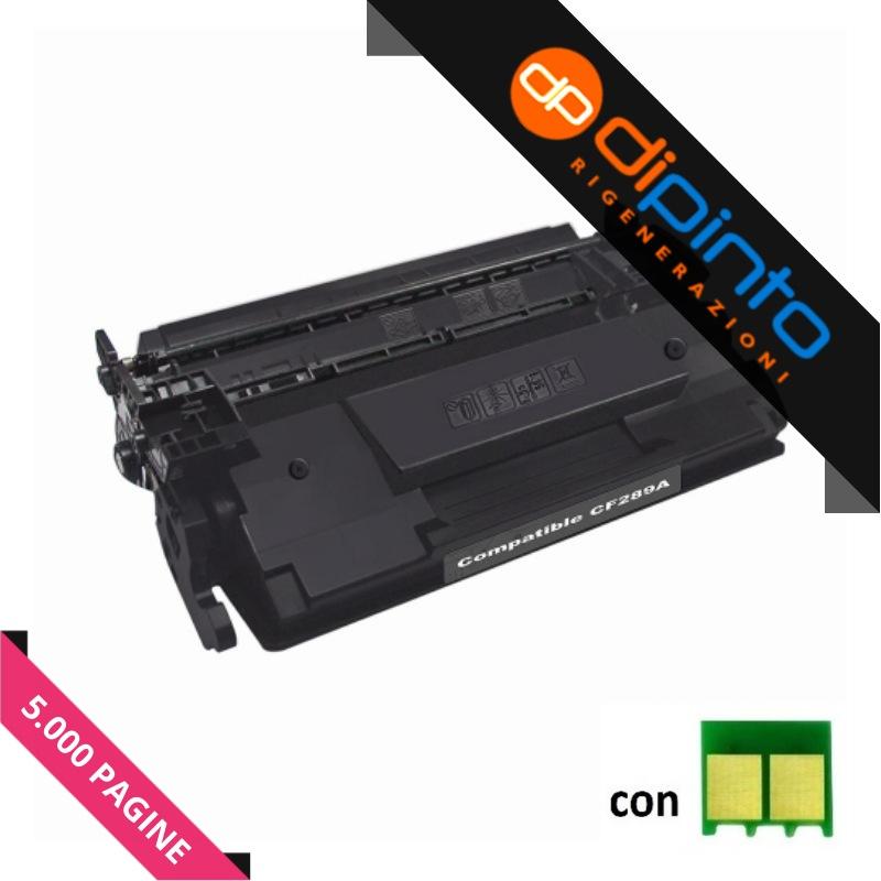 Toner Compatibile (CF289A, 89A, 056L) per HP LaserJet Enterprise M507x (5K) con Chip