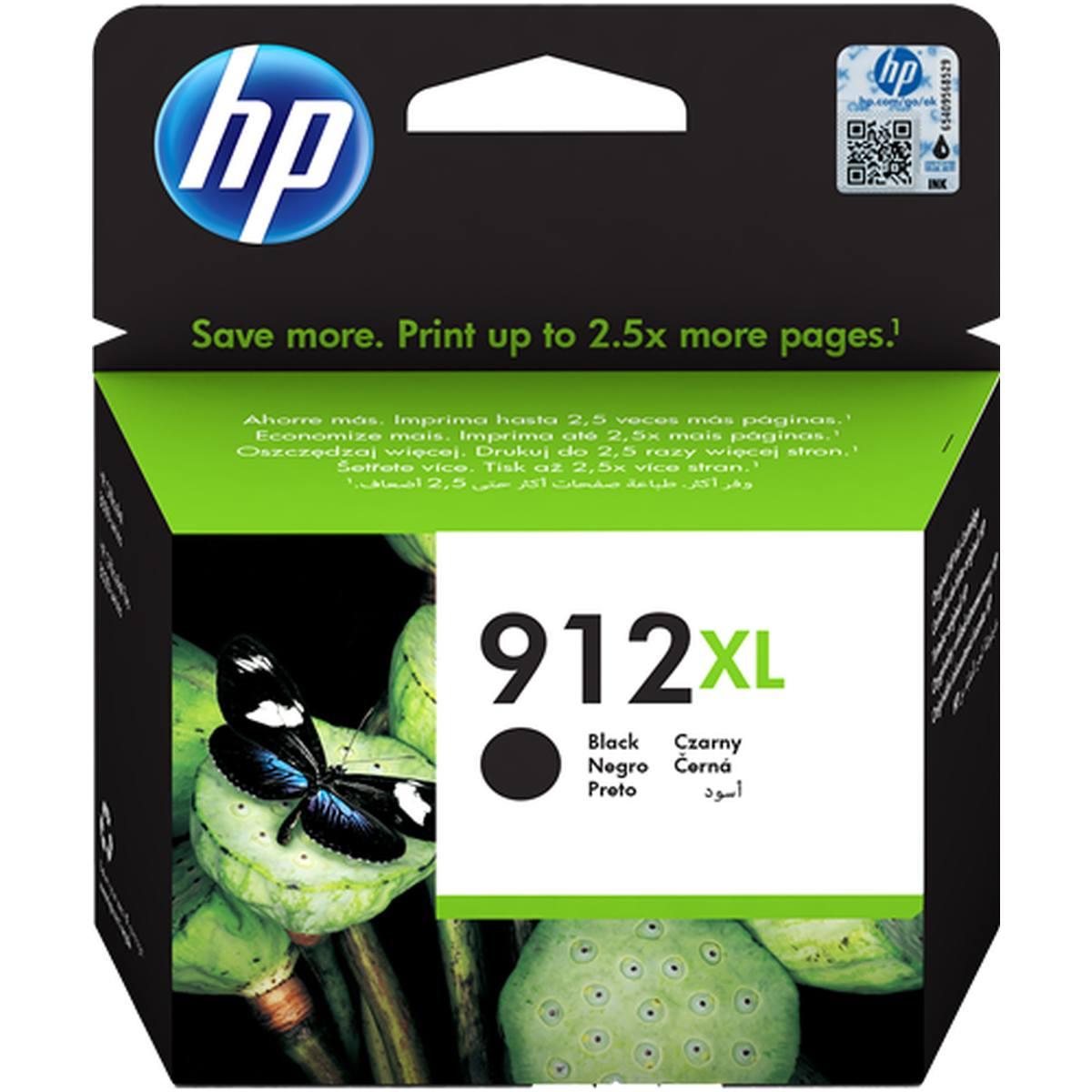 Cartuccia Originale (912XL, 3YL84AE) HP OfficeJet 8010 All-in-One (0,825K) NERO