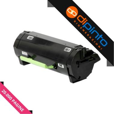 Toner Compatibile (60F2X00, 602X) per LEXMARK MX510de, MX511 (20K)