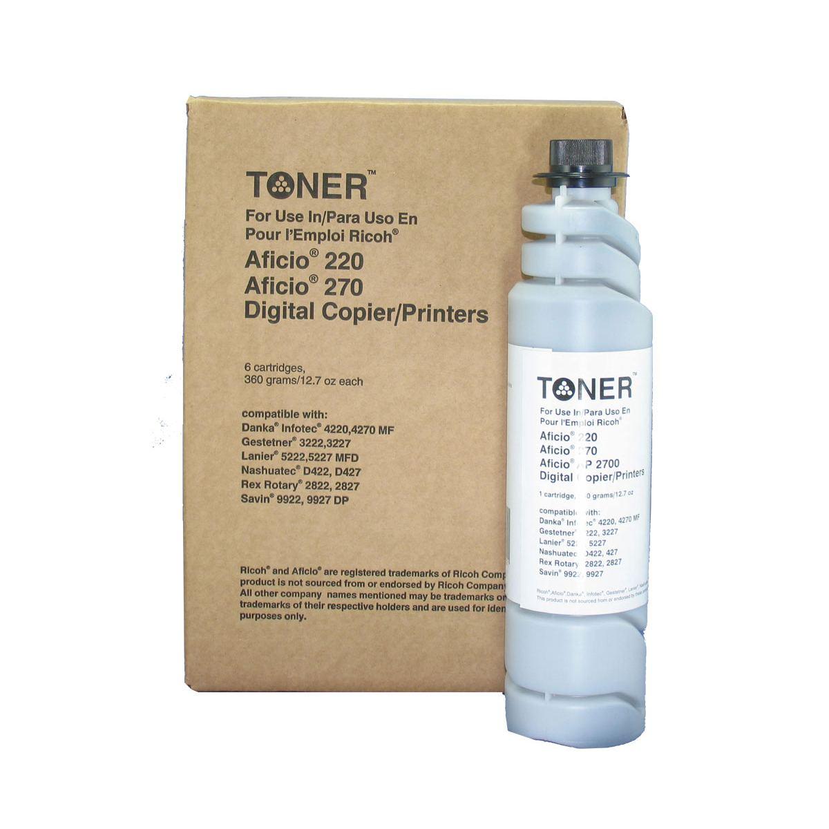 Toner Compatibile MRV (TYPE-2210D) per RICOH AFICIO 270, AP2700 (11K)