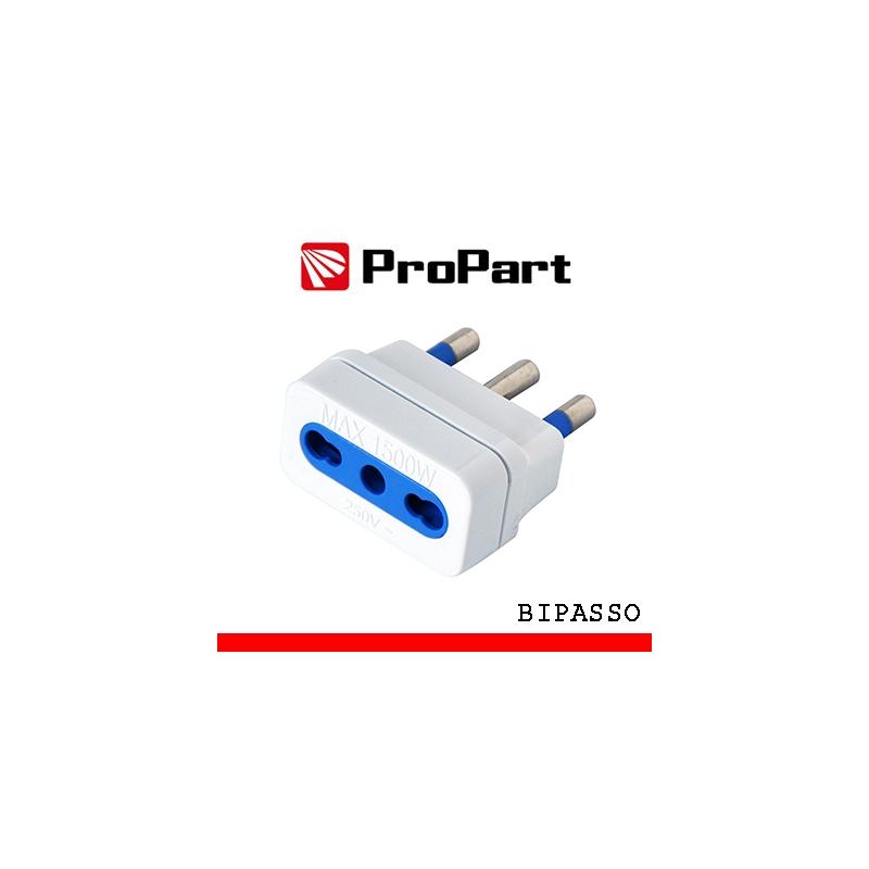 Adattatore bipasso spina 16A