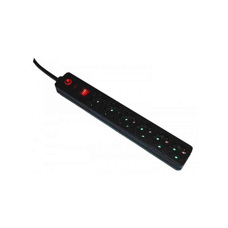 Multipresa 3GO Strip di 6 prese + protezione