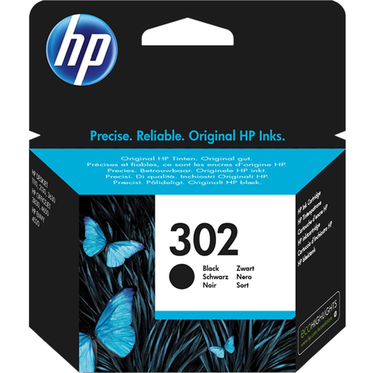 Cartuccia Originale (302, F6U66AE) HP OfficeJet 3830 (190pag) NERO