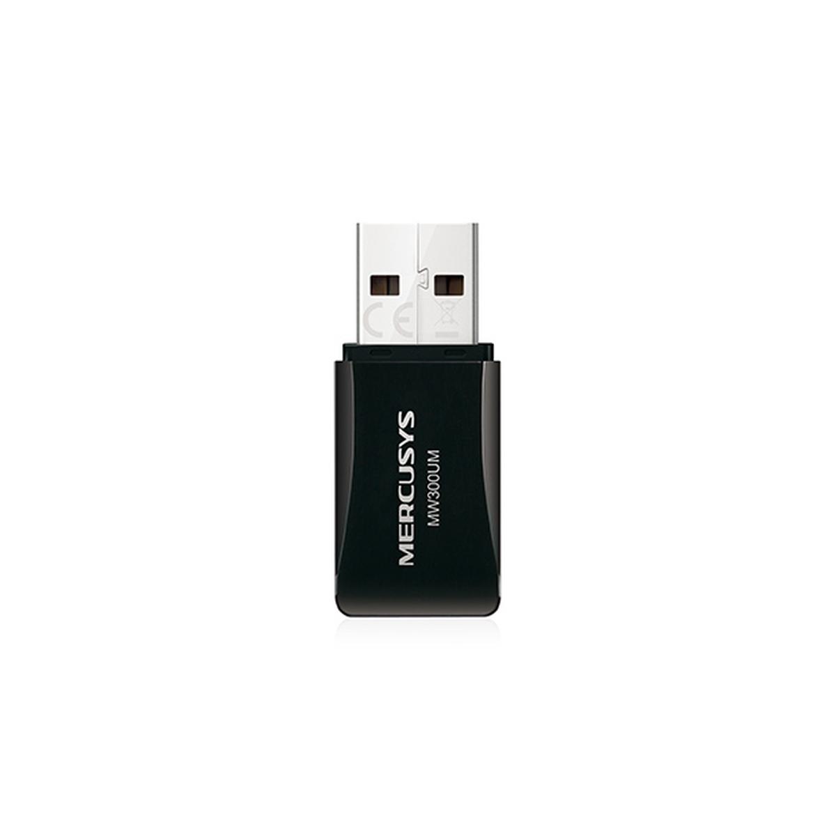 Mini adattatore USB wireless Mercusys N300 - Fino a 300 Mbps - USB 2.0