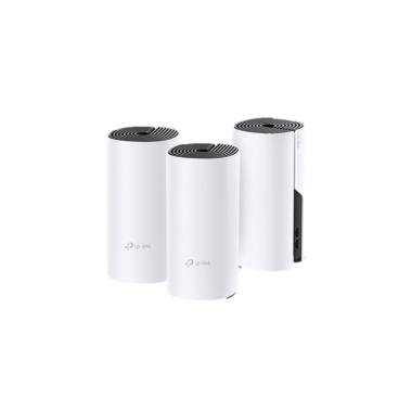 TP-Link Mesh Deco P9 Hybrid WiFi System - Confezione da 3 - AC1200 - HomePlug AV1000 - Copertura WiFi 560m2